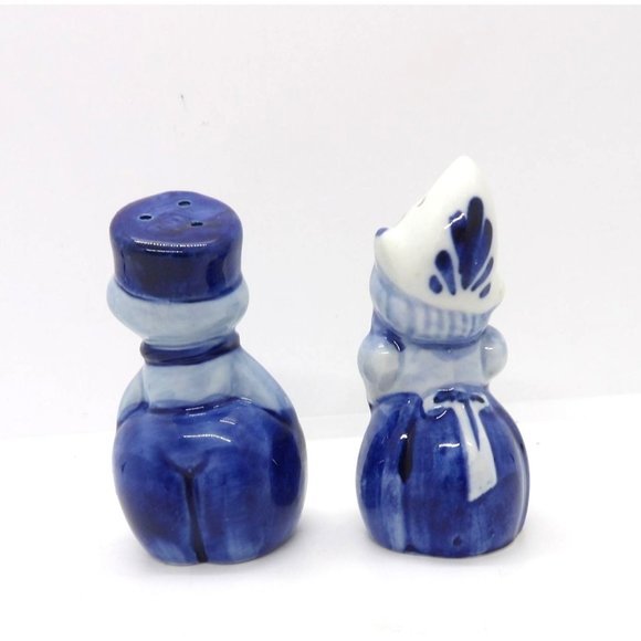 Delft Dutch Boy and Girl Salt & Pepper Shakers preowned - Picture 3 of 4